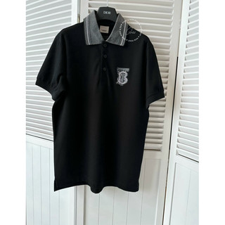 Áo polo - burberry - bbr london england logo thêu new2024