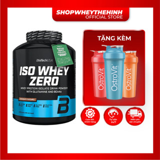 Sữa tăng cơ whey protein isolate, biotech usa iso zero, 5 lbs tăng cơ, giảm mỡ