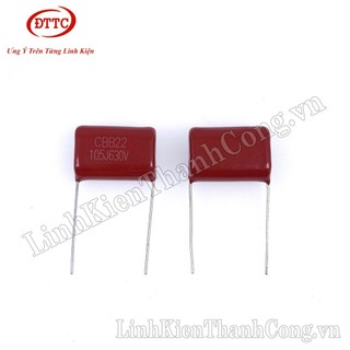 Tụ cbb 105j 1uf 630v p=20mm