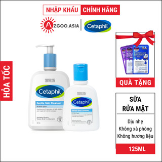  Sữa Rửa Mặt Cetaphil Gentle Skin Cleanser - Dịu Nhẹ Không Xà Phòng (AZGoo Phân Phối)