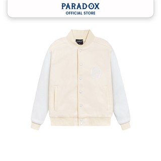 Áo khoác bomber paradox brighten bomber - trắng kem