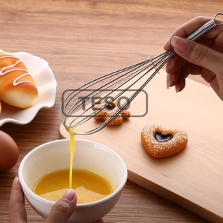 Cây đánh trứng bằng thép không gỉ - dụng cụ trộn trứng, bột mì - phới đánh trứng - tesovn