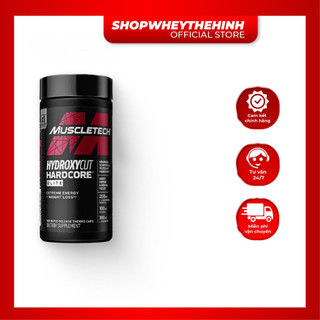 Viên hỗ trợ đốt mỡ muscletech hydroxycut hardcore elite usa 100 viên