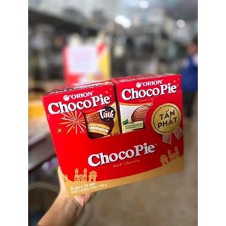 Bánh custas, choco Pie lẻ hộp nhỏ hộp 2cái.
