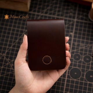 Ví da bò thủ công mini - Da bò nhập khẩu - Đồ da Handmade - Nhiều màu sắc