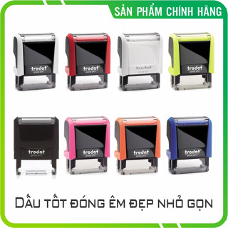 Khắc dấu tên theo yêu cầu, Làm mộc tên cam kết chữ rõ nét, không lem mực, dấu Trodat nhiều màu sắc