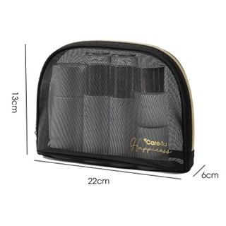 Túi đựng mỹ phẩm cao cấp Care4u size 22x6x13 cm