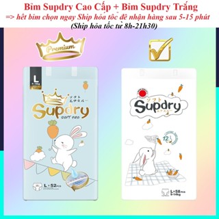 Bỉm SUPDRY / Pre- SUPDRY CAO CẤP/ SUPDRY CAM ULTRA dán/quần full size M64/L58/XL52/XXL50/XXXL46