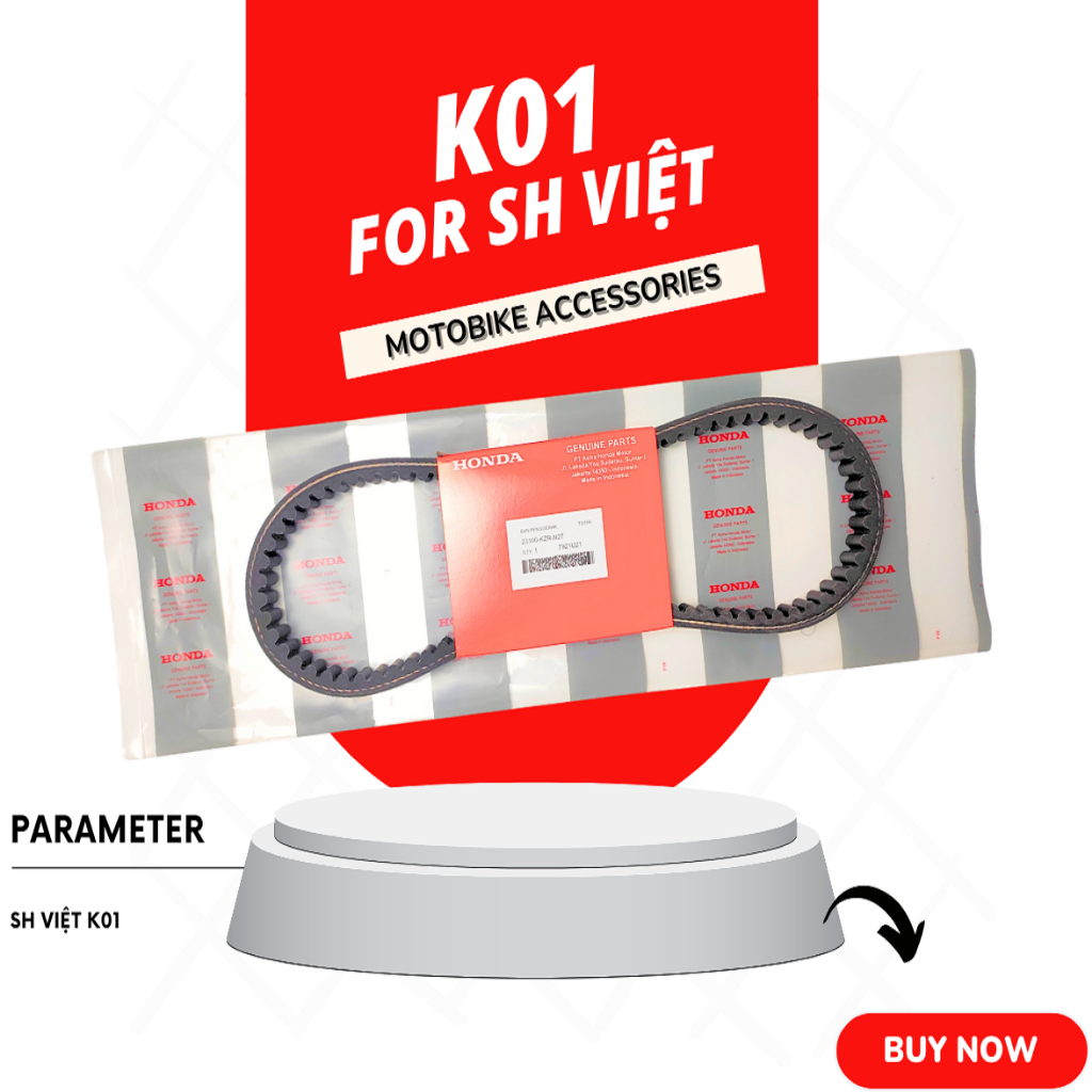 Dây Curoa  Honda Indonesia SH VIỆT K01