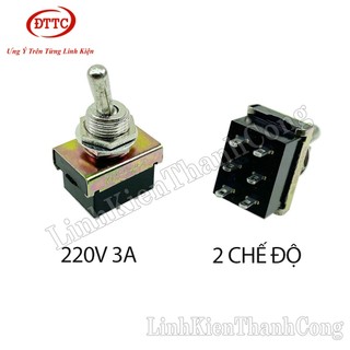 Công tắc gạt 6 chân kn3-3 220v-3a