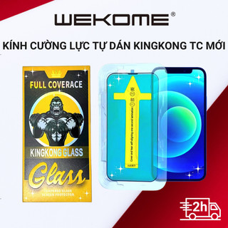  Cường lực tự dán KINGKONG TC phủ nano chống bám vân tay cap cấp iphone X XS XSM 11 12 13 14 15 pro promax