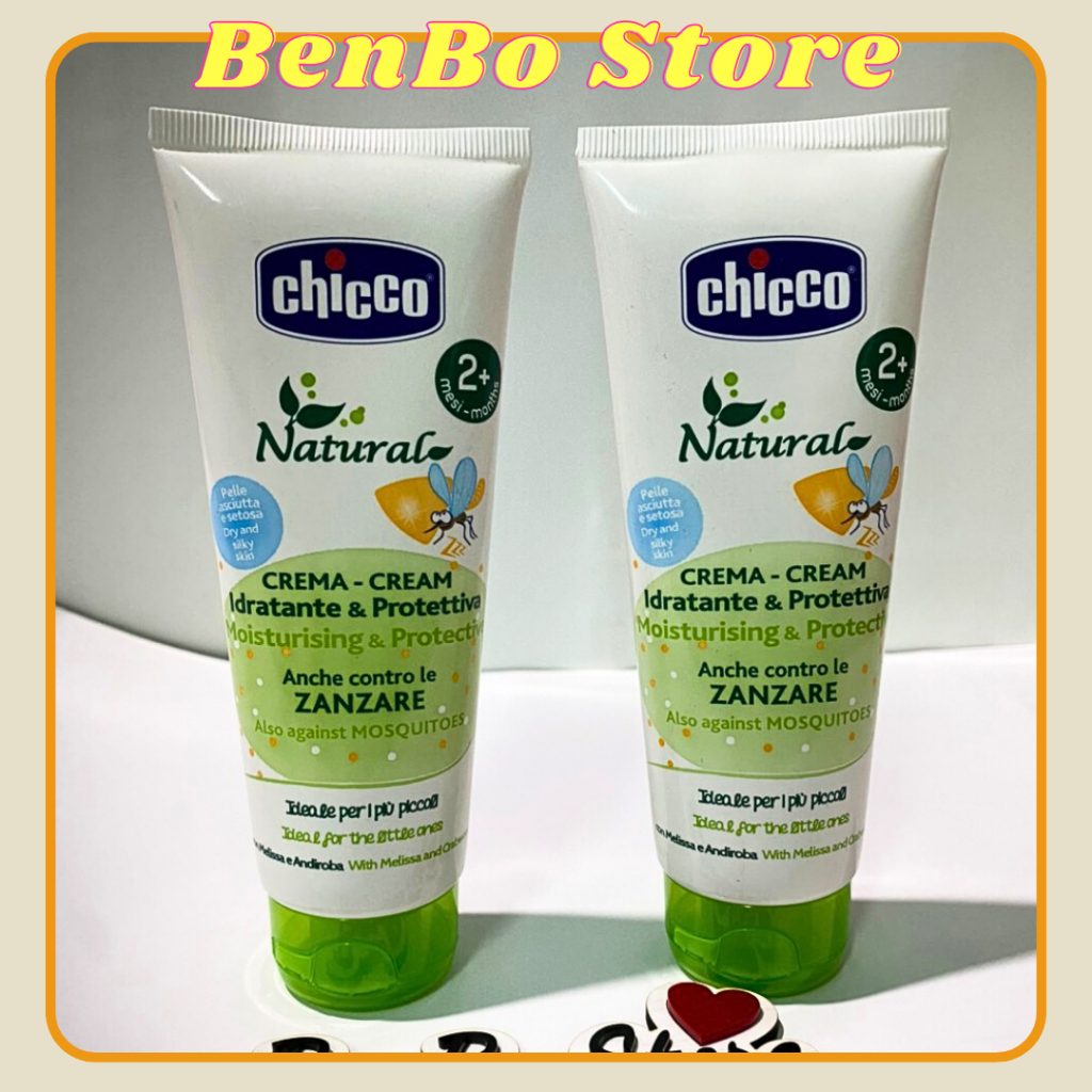 Kem muỗi Chicco, lăn bôi muỗi, chăm sóc da cho bé từ 0m+