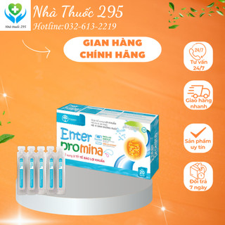 Men enterpromina TW Hanopharco cân bằng hệ vi sinh đường ruột cho trẻ hộp 20 ống x 10ml