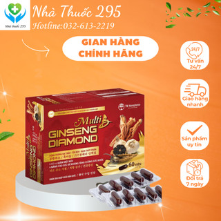 Viên nang Tw Hanopharco Muti B nhân sâm đông trùng hạ thảo Hàn Quốc hộp 60 viên