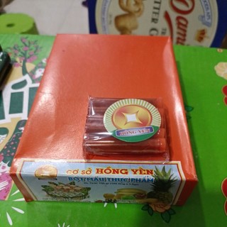 Bột màu thực phẩm màu gạch tôm bịch 10 ống