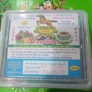 Bột Vani Thuận Hưng bịch 10 ống