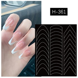 Sticker dán móng dặm ombre , fen đầu móng
