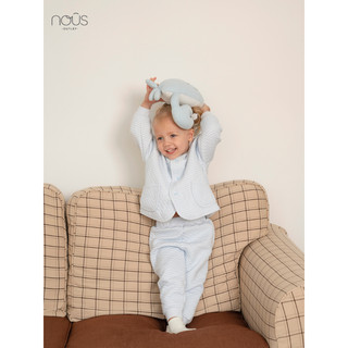  Bộ quần áo Nous dài tay nỉ, chần bông cho bé trai, bé gái (size 2-6 tuổi)