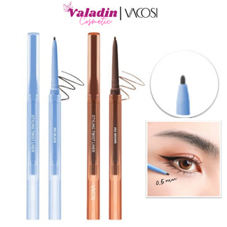 Chì kẻ mắt dạng vặn vacosi natural studio styling twist liner gel màu đen vm02-01/chì gel kẻ mắt vacosi styling twist