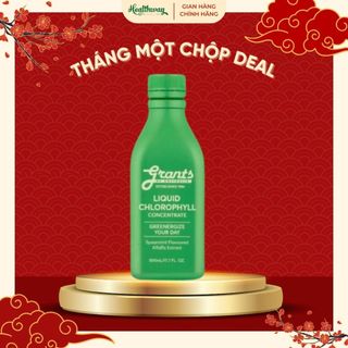 Nước Diệp Lục Cô Đặc Grants +  Hỗ Trợ Sáng Mịn Da, Giảm Táo Bón, Thải Độc Gan Thanh Mát Cơ Thể