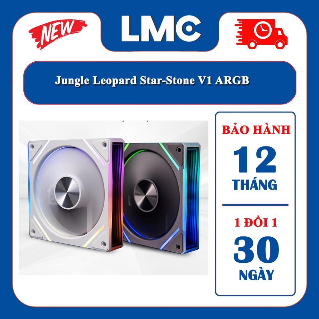 Fan Jungle Leopard Star-Stone V1 ARGB - Quạt 120mm Vô Cực Gương