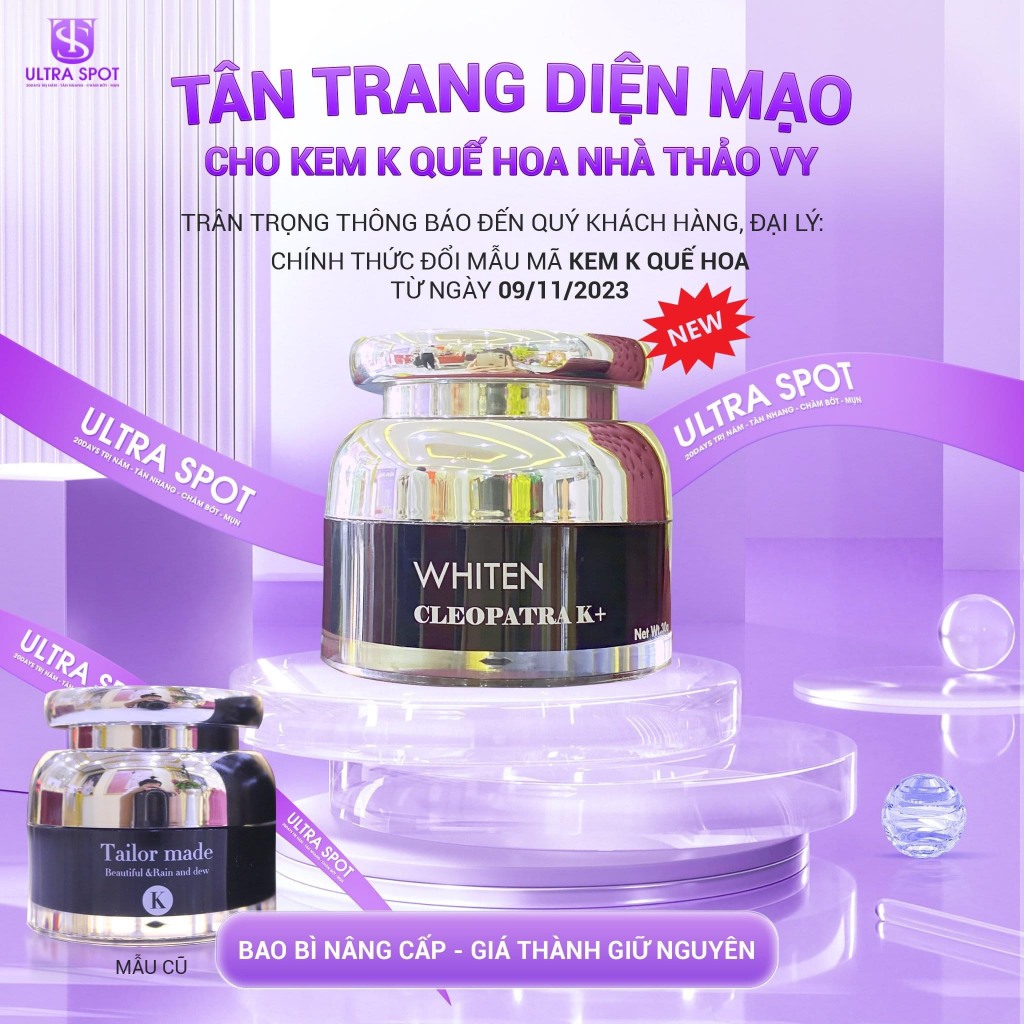 Tailor Made K ULTRA SPOT Kem Quế Hoa