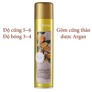 Gôm xịt tạo kiểu tóc xoăn, giữ nếp lâu và không bết dính Mugens Hard Spray Hàn Quốc 300ml