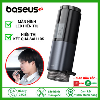 Máy Đo Nồng Độ Cồn Baseus Digital Alcohol Tester CRCX-01, Chỉ Sau 10s Hiển Thị Chính Xác Nồng Độ Cồn - Bảo Hành 12 Tháng