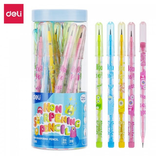 Bút chì khúc 2b deli monster friends ec086
