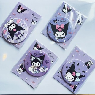 Gương Tròn Mini In Hình Nhân Vật Hoạt Hình Kuromi Dễ Thương