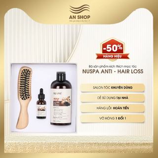 Bộ sản phẩm kích thích mọc tóc, ngăn ngừa, giảm chống rụng tóc, giúp tóc chắc khỏe Nuspa Anti - Hair loss