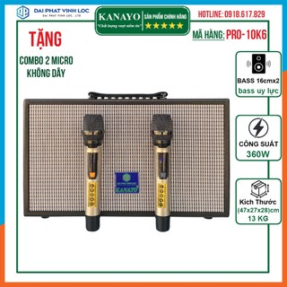 Loa xách tay karaoke công suất lớn 360w | loa kéo giá rẻ k6 bass đôi 16cm | loa kéo bluetooth