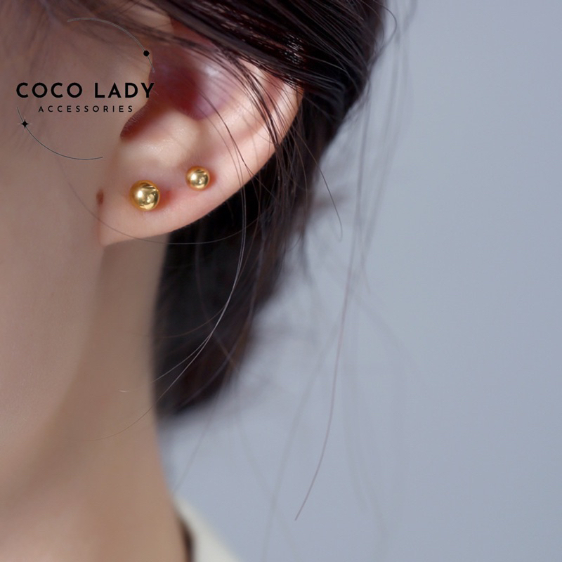 Bông tai Nữ Titan Titanium Basic Earring - E37 | Coco Lady Accessories |