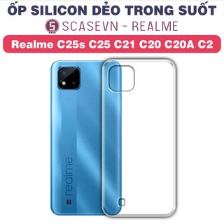 Ốp silicon dẻo trong suốt realme c25s c25 c21 c20 c20a c2