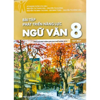 Sách - Bài tập phát triển năng lực Ngữ văn lớp 8 tập 1+2
