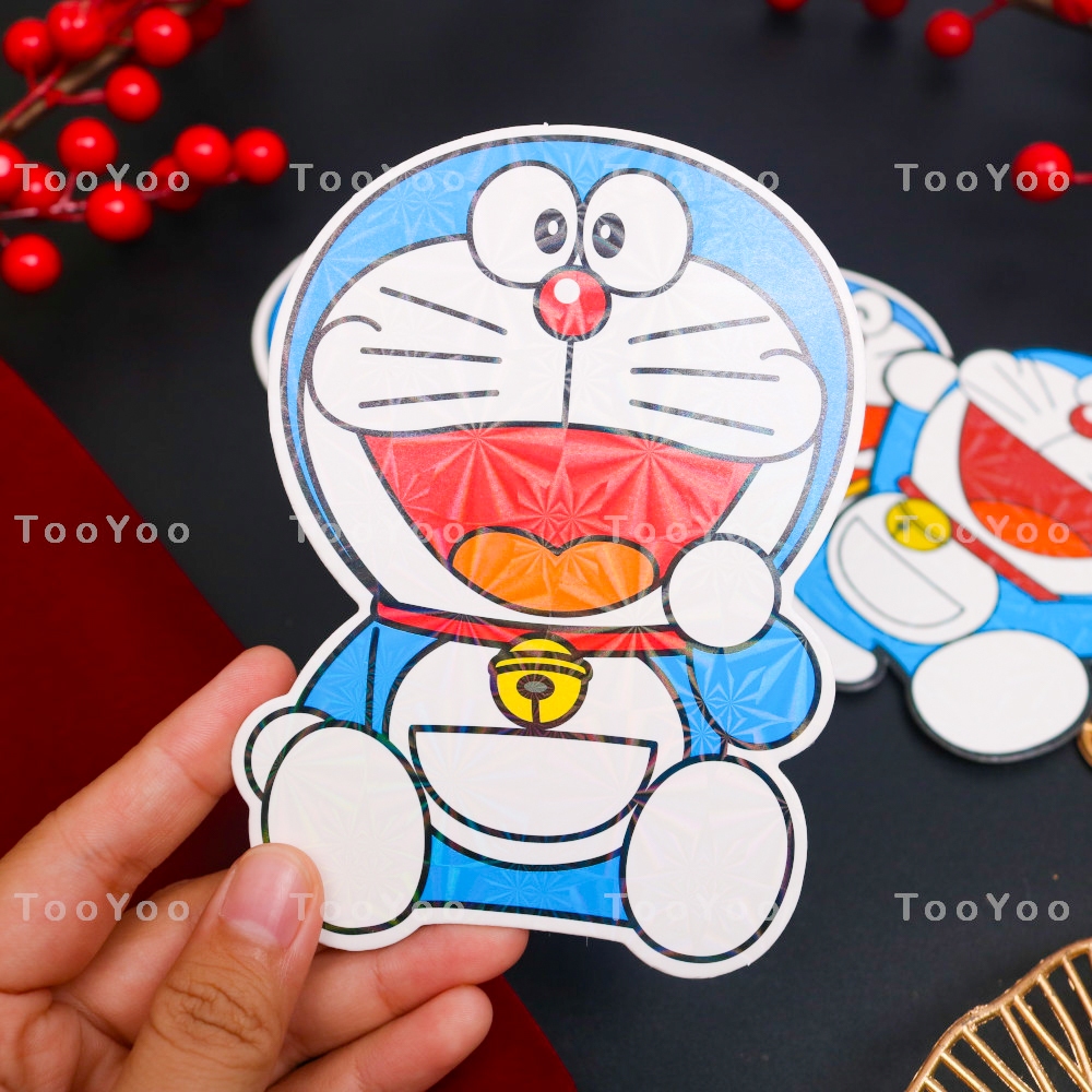 SET 6 bao lì xì Doraemon dễ thương cute TooYoo BK00529