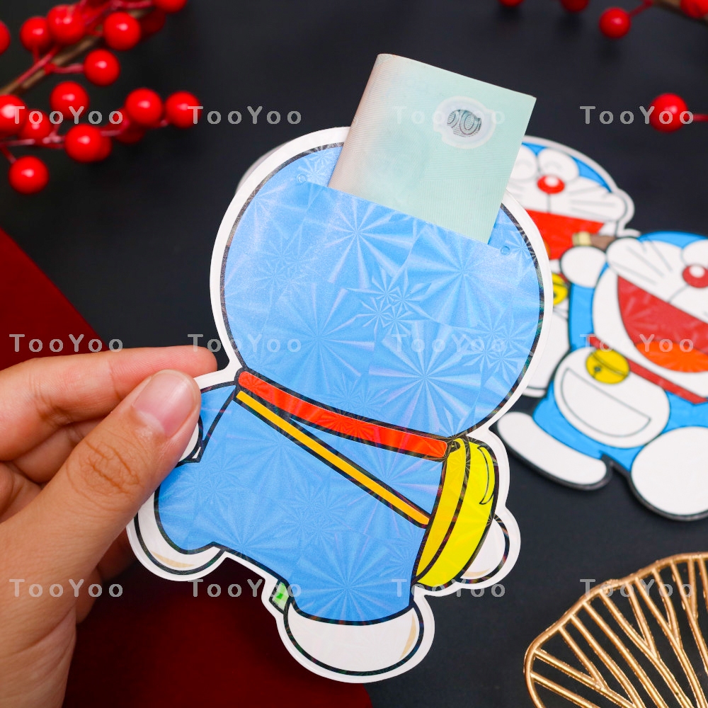 SET 6 bao lì xì Doraemon dễ thương cute TooYoo BK00529