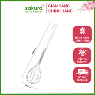 Dụng cụ đánh trứng inox KAI  - Hàng Nhật nội địa