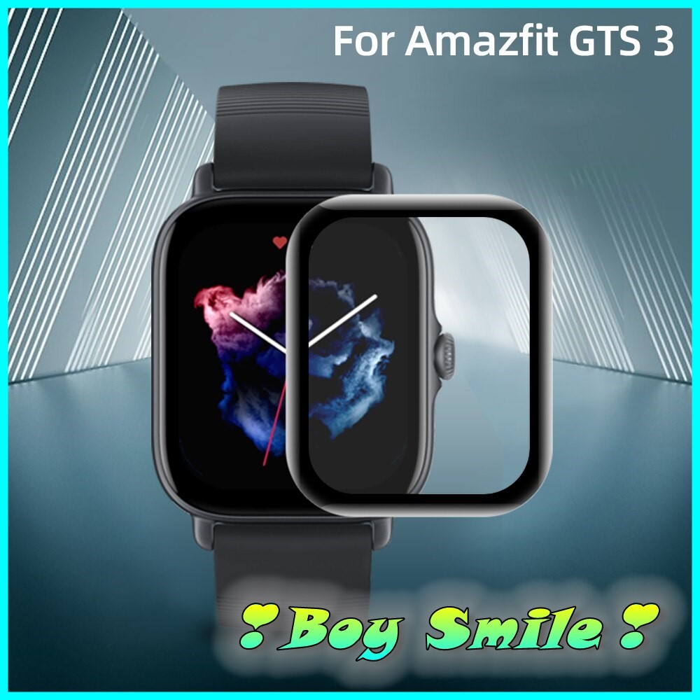 Miếng Dán màn Cong 3D cho Xiaomi Amazfit GTS 2 GTS 3 GTS2 GTS3 GTS 4 chống xước mặt đồng hồ