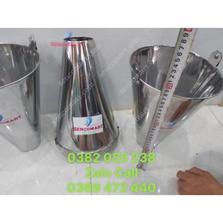 Phễu inox 304 dùng cắt tiết gà, vịt, ngan, ngỗng...