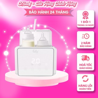 [BH 24 tháng] Máy hâm sữa tiệt trùng Fatz Baby Duo 3 có chức năng Hâm thức ăn, rã đông và hẹn giờ