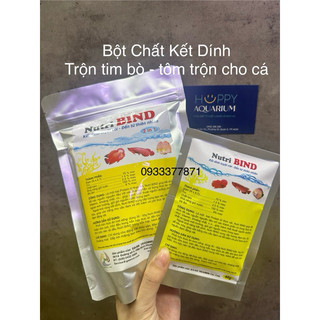 Chất kết dính Nutri Bind - đến từ thiên nhiên trộn tôm tim bò cho cá cảnh và Vitamin