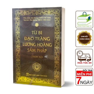 Sách - từ bi đạo tràng lương hoàng sám pháp - bìa cứng - bản đẹp