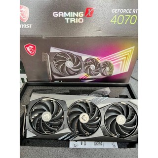 Card màn hình msi rtx 4070 ti gaming x trio 12g cũ bh 8/2025