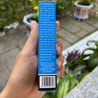 Tinh dầu bạc hà Bé Thơ 50ml (chính hãng có tem chống giả)