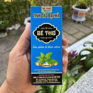 Tinh dầu bạc hà bé thơ 50ml
