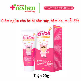 Kem Em Bé Plus - Kem bôi da thảo dược giảm ngứa nhanh cho bé khi bị rôm sảy, hăm da, muỗi đốt MEDSTAND (Tuýp 20g)