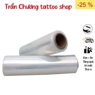Màng ủ tattoo - cuộn bọc ủ tay , lưng - màng PE nilon bọc thực phẩm - màng bọc công nghiệp - size 25 - 30cm - cuộn 1.5kg
