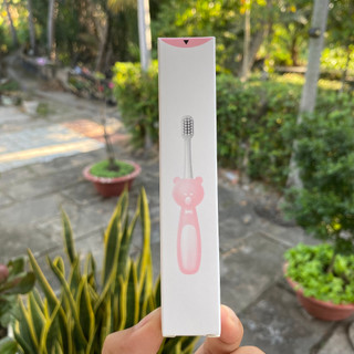 Bàn chải đánh răng sợi lông tơ siêu mềm cho bé