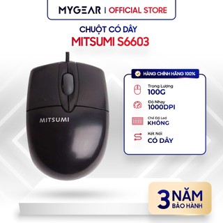 Chuột có dây mitsumi s6603 chính hãng- bảo hành 36 tháng
